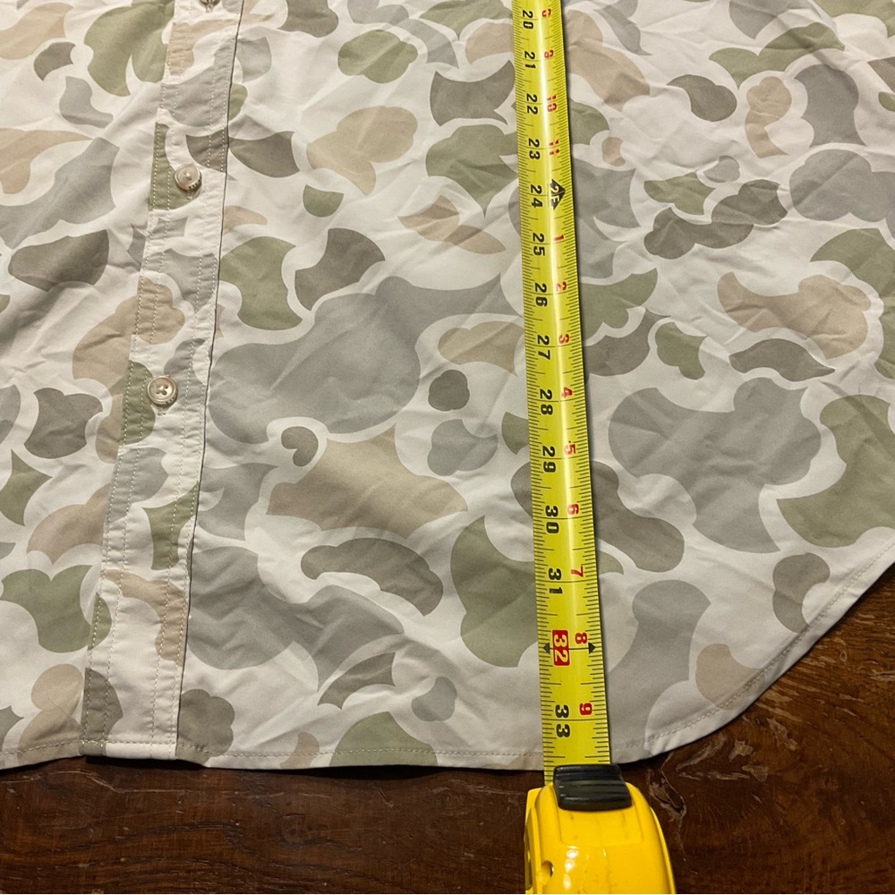 Filson Twin Lakes Sport Shirt Mens Sz XXXL Green Camo Hiking Outdoor Vented - Picture 7 of 9